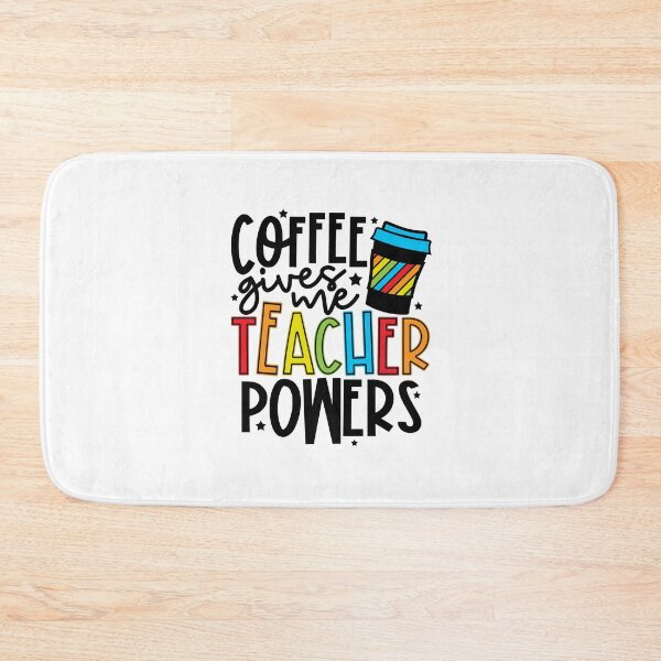 Item preview, Coffee Gives Me Teacher Powers designed and sold by HowWonderful.