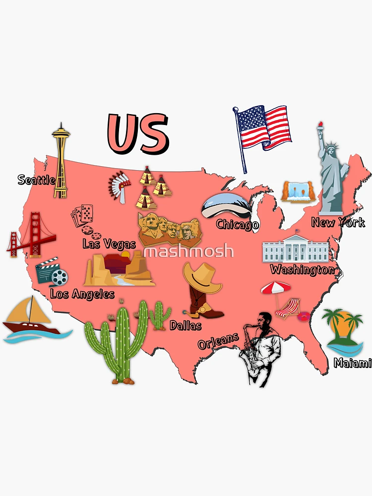 Map Pins & Map Stickers - Multiple Sizes, Shapes & Colors - Map Shop