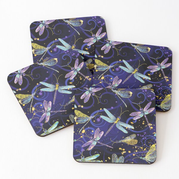 Item preview, Midnight Dragonflies designed and sold by Uncommon Cents.
