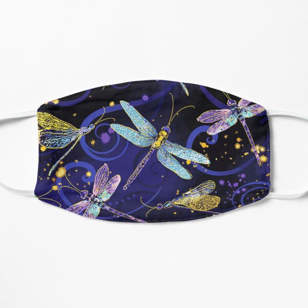 Midnight Dragonflies Mask