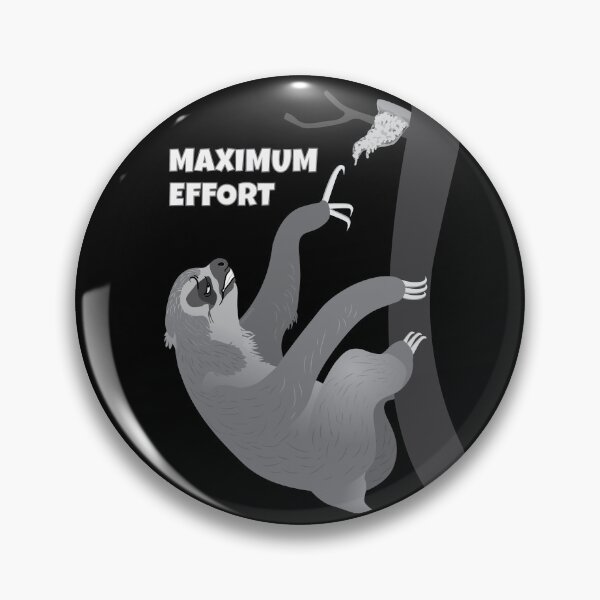 Item preview, Sloth making the effort - B&W designed and sold by Petcisely.