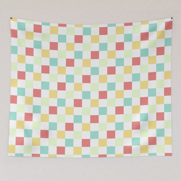 Item preview, Ichimatsu - Japanese Traditional Pattern - colors designed and sold by gemgemshop.