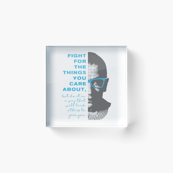Item preview, RBG Ruth Bader Ginsburg Fight For The Things You Care About designed and sold by awonacott.