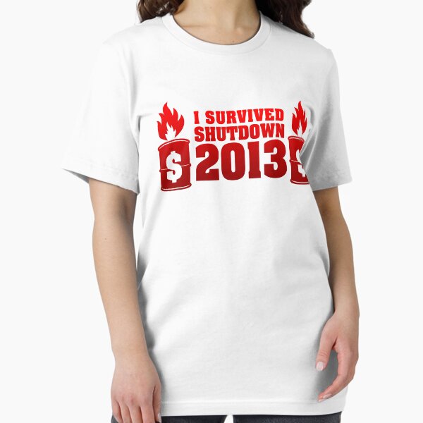 Item preview, I Survived Shutdown 2013 designed and sold by CarbonClothing.