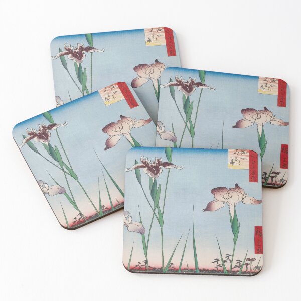 Artikelvorschau, Japanische Iris Garden Vintage Ukiyo-e Holzschnitt entworfen und verkauft von VintageArchive.