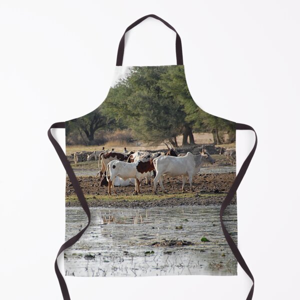 Item preview, Cattle Grazing Pasture Riverbank Woods, Landscape, Africa designed and sold by worldways.