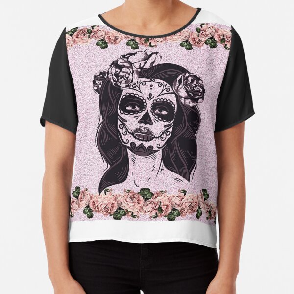 blusa dia de muertos