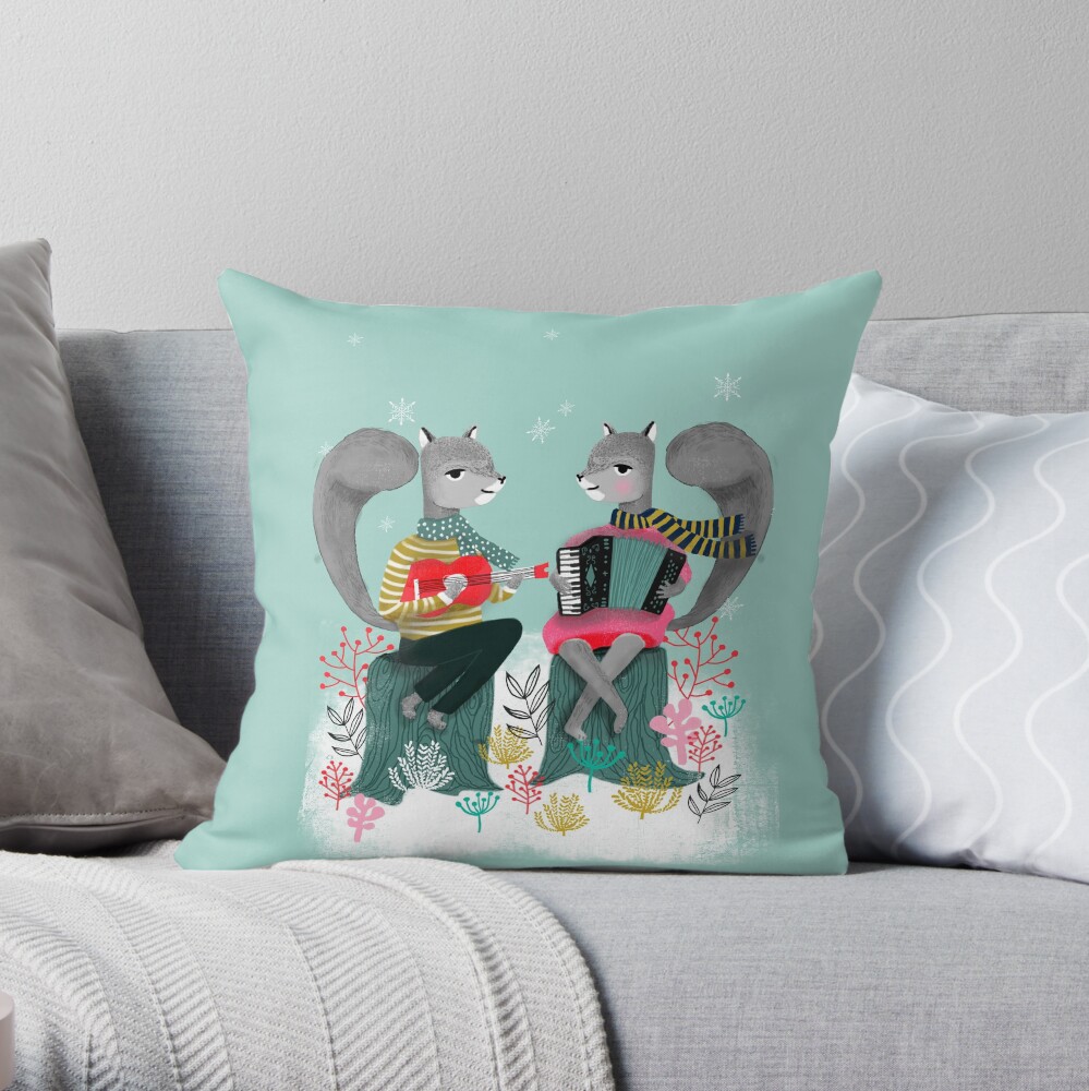 Item preview, Throw Pillow designed and sold by papersparrow.