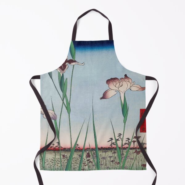Artikelvorschau, Japanische Iris Garden Vintage Ukiyo-e Holzschnitt entworfen und verkauft von VintageArchive.