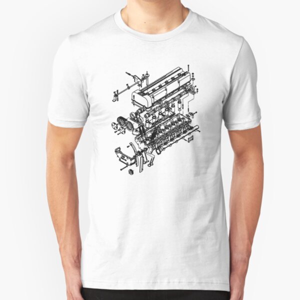 TC24-B1 Exploded View Slim Fit T-Shirt
