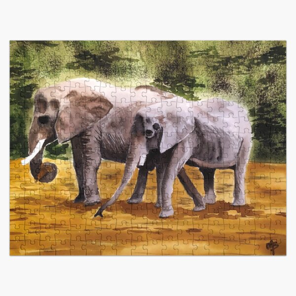 Elephant Wild Animals Wild Life Zoo Jigsaw Puzzles | Redbubble