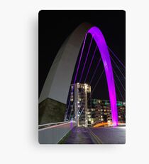 Squinty Bridge Glasgow Canvas Print
