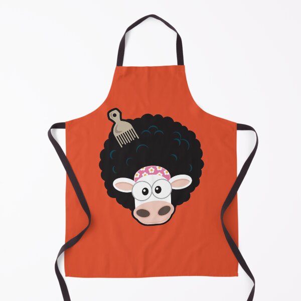 Item preview, Afro Cow with Comb designed and sold by LisaMarieArt & Illustration.