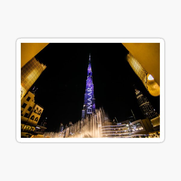 Burj Khalifa in Dubai Sticker