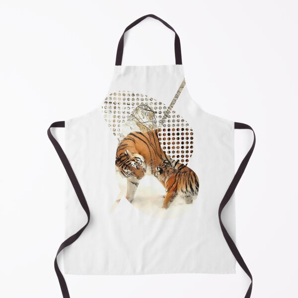 Item preview, Tiger and Cub Abstract designed and sold by Paulele.