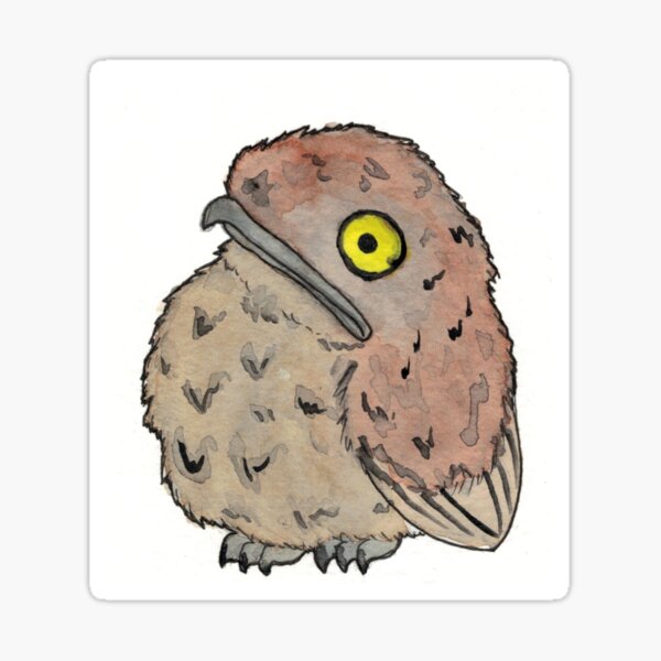 Item preview, Watercolor Potoo designed and sold by hawkfangor.