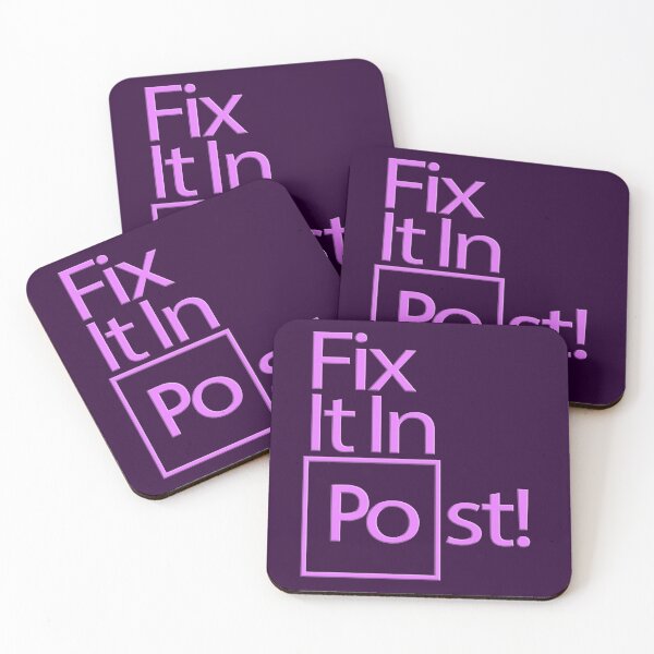Item preview, Fix It In Post! designed and sold by BlackElkFilm.