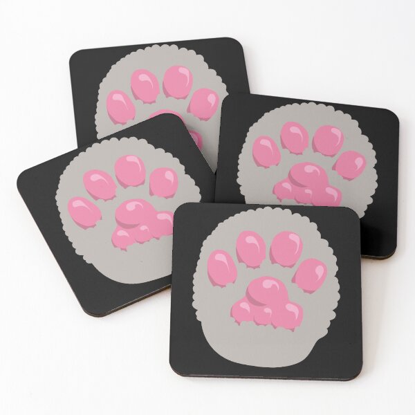 Item preview, Beige Toe Beans on Black designed and sold by MoodyCarp.