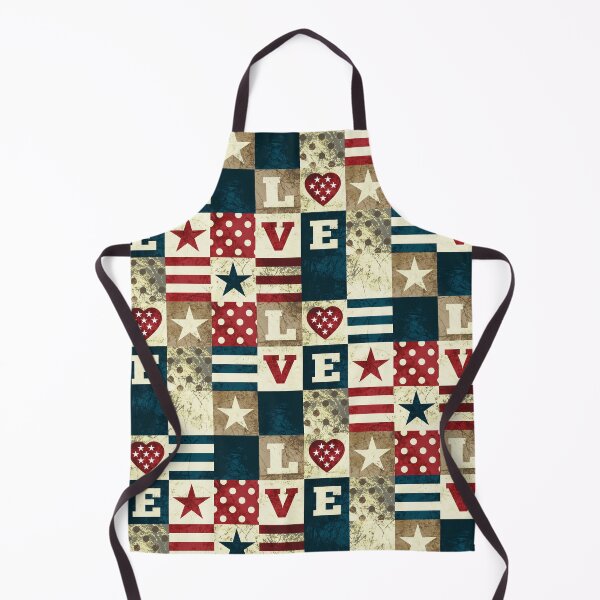 Artikelvorschau, Liebe Amerika Patchwork entworfen und verkauft von LisaMarieArt & Illustration.