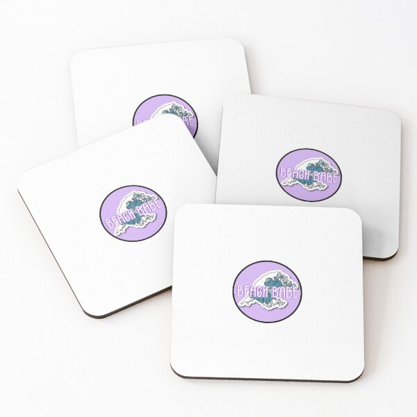 Item preview, beach babe sticker purple designed and sold by ameliewolhoff.