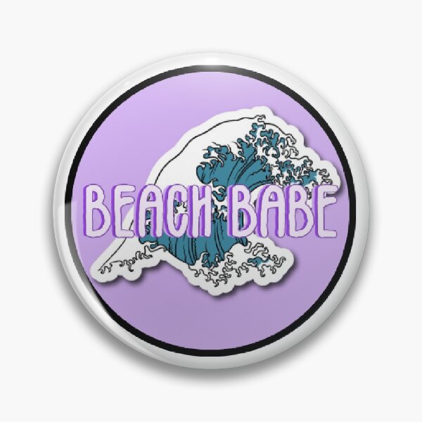 Item preview, beach babe sticker purple designed and sold by ameliewolhoff.