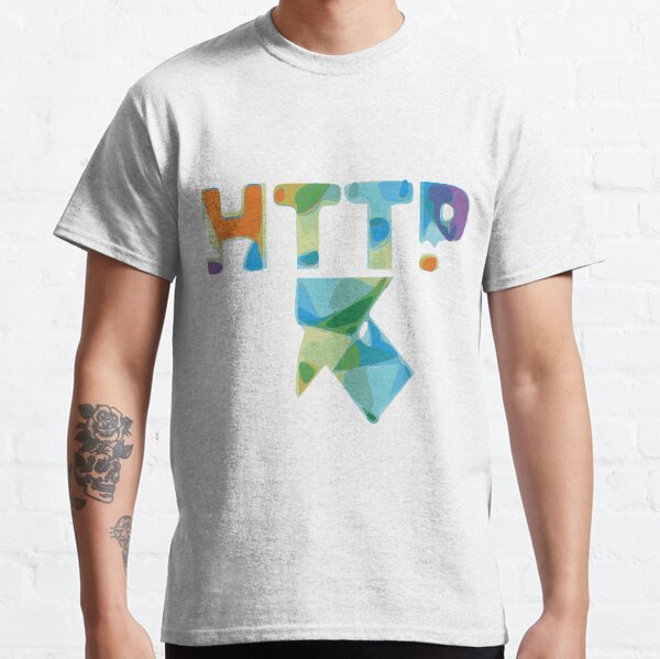 HTTP Hypertext Transfer Protocol Based Design Internet Colorful Design Classic T-Shirt