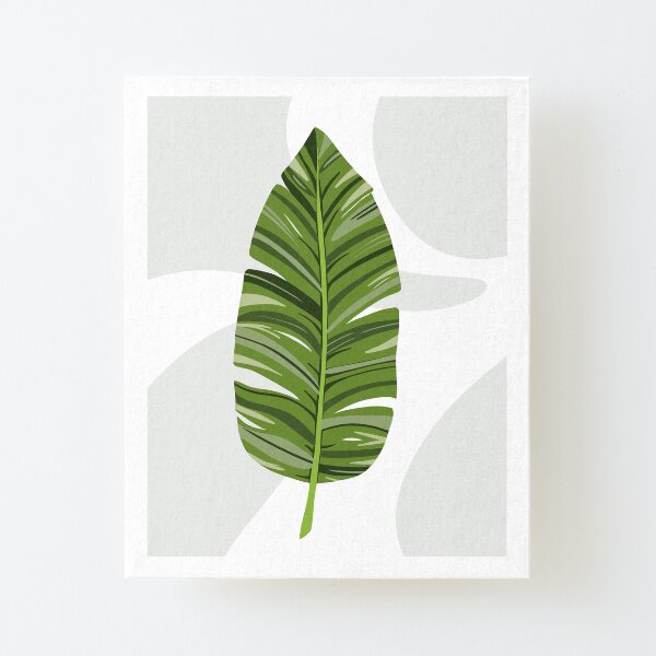 Banana Leaf Canvas Mounted Print