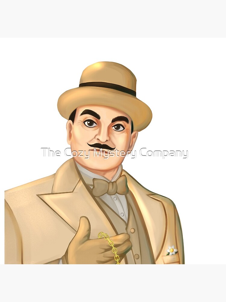 Inspector Hercule Poirot Famous Cozy Murder Mystery Sleuths and Detectives by SarahRowsSolo
