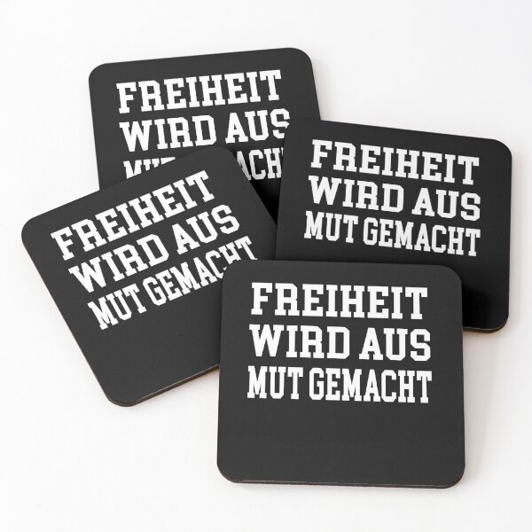 Item preview, freiheit wird aus mut gemacht Berlin germany 2020 designed and sold by Mirnamar.