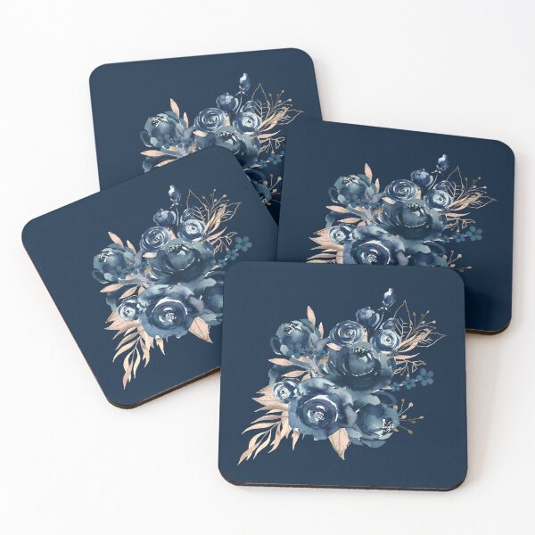 Item preview, Blue Watercolor Rose, Floral designed and sold by PinkLotusArt.