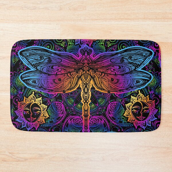 Item preview, Sacred Esoteric Dragonfly with Mandala designed and sold by Uncommon Cents.