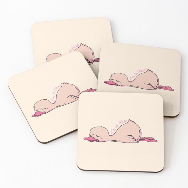 Item preview, Little Tired Duck Funny Cartoon designed and sold by CuteThings-.