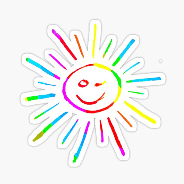 Kinderzeit - Sonnenstrahl Sticker