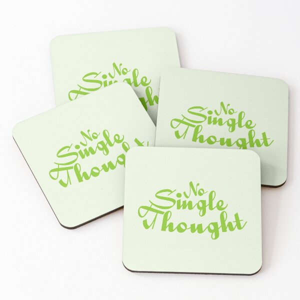 Item preview, no single thought green designed and sold by WilliamsGFX.