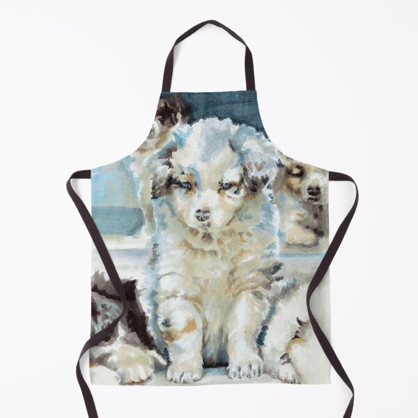 Item preview, Australian Shepherd Fluffy Dog Design designed and sold by Miriam Steinau.