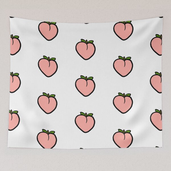 Item preview, simple peach doodle design designed and sold by robinverheul.