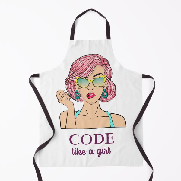 Item preview, Code like a girl! designed and sold by ZayedDesigns.