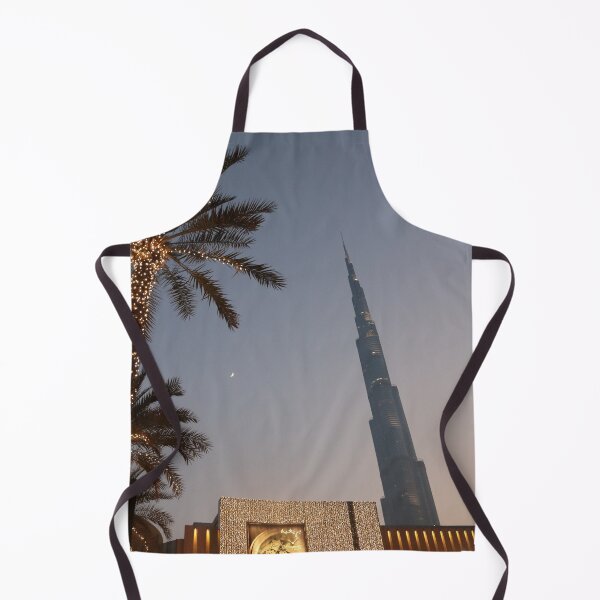 Item preview, Burj Khalifa & Dubai Shopping Mall Palm Tree designed and sold by EatsSleepsViews.