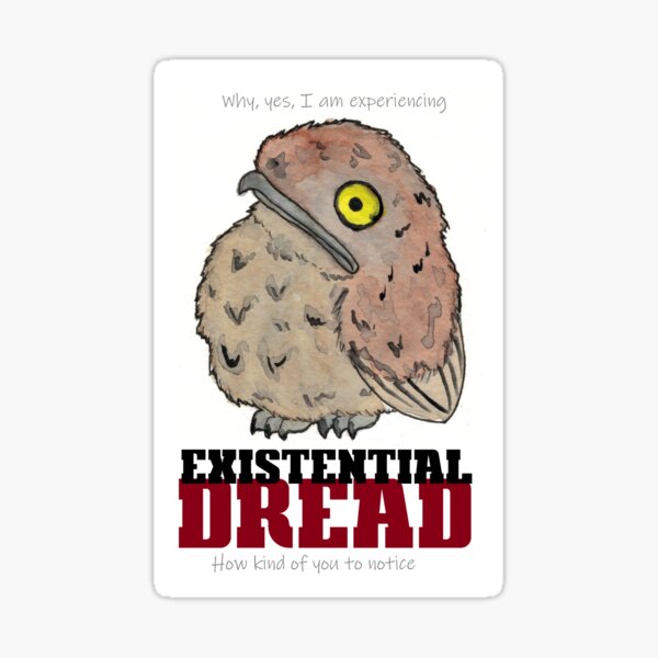 Item preview, Existential Dread Potoo designed and sold by hawkfangor.