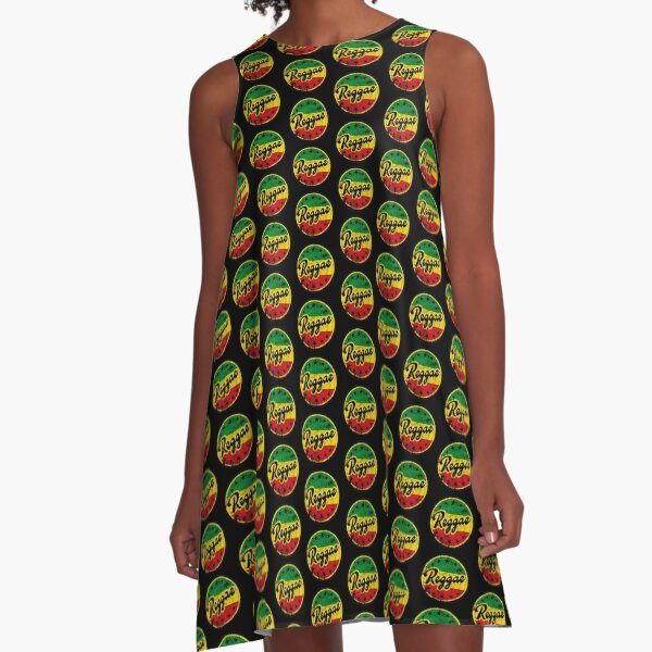 Reggae Vestido acampanado