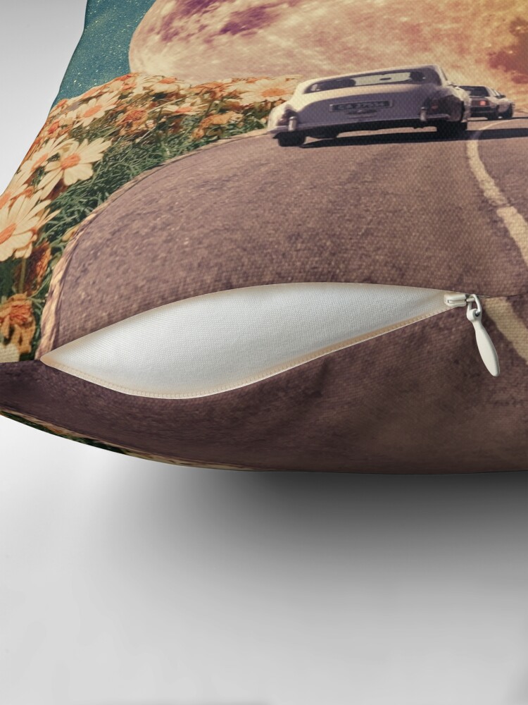 Thumbnail 2 of 3, Throw Pillow, Autumn on the road designed and sold by beatrizmeneses.