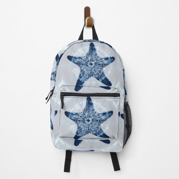 Item preview, Starfish Indigo Blue Mandala tie dye Sea Star designed and sold by Glimmersmith.