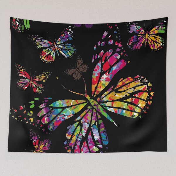 Item preview, Colorful Butterflies on Black designed and sold by Uncommon Cents.