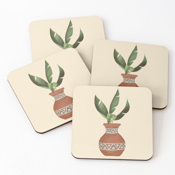 Item preview, Banana Leave in Terracotta Pot designed and sold by ChloesNook.