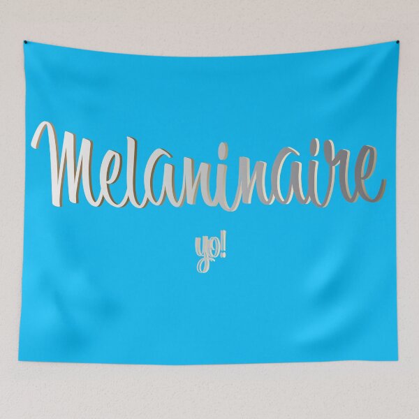Item preview, Melaninaire: black is beautiful! Metallic effect on Miami blue  designed and sold by Blacklinesw9.