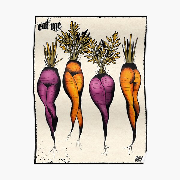 Poster Sexy Vegan Redbubble