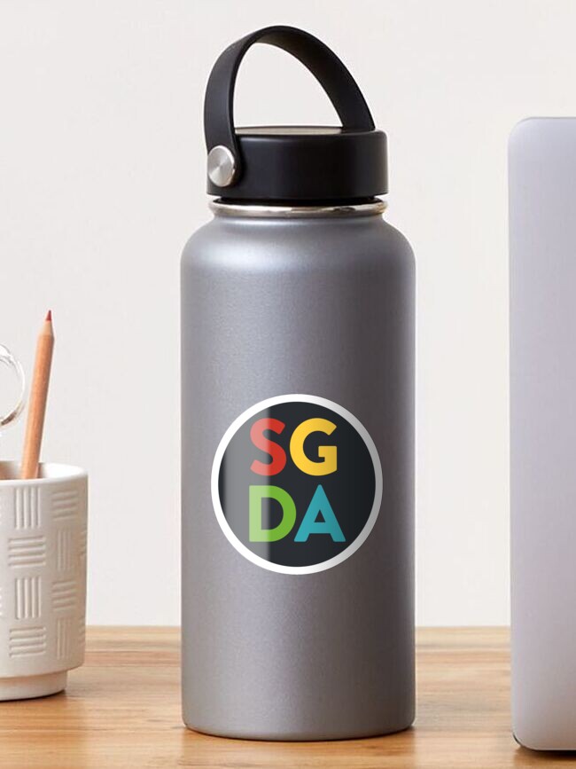 Thumbnail 1 of 3, Sticker, SGDA Circle Logo designed and sold by sgda.