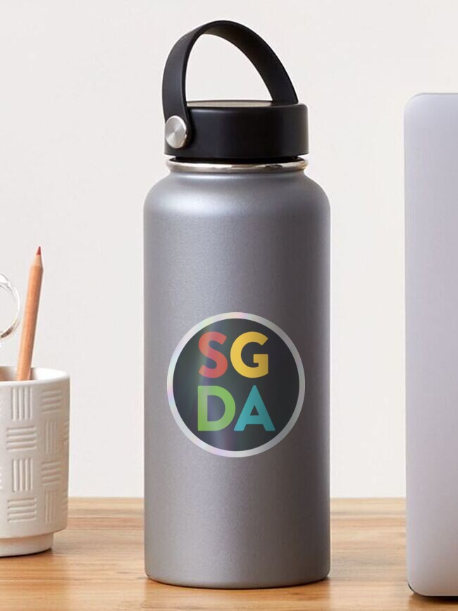 Thumbnail 1 of 4, Sticker, SGDA Circle Logo designed and sold by sgda.