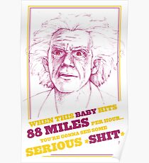 BACK TO THE FUTURE- DOC BROWN Poster