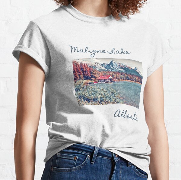 Maligne Lake- Alberta, Canada Classic T-Shirt